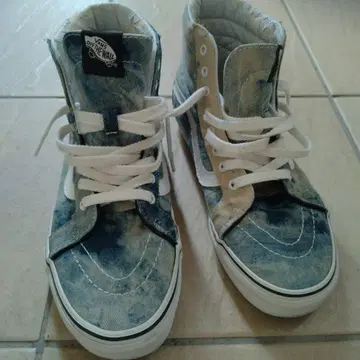 Vans Sk8-Hi 데님풍 타이다이 스니커즈