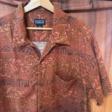 patagonia 하와이안 프린트 반팔 셔츠 L