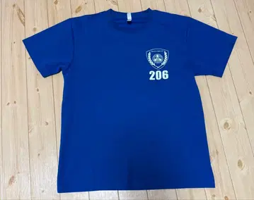 키사라즈 종합 클래스 T셔츠 파란색 M 사이즈 셔츠 206