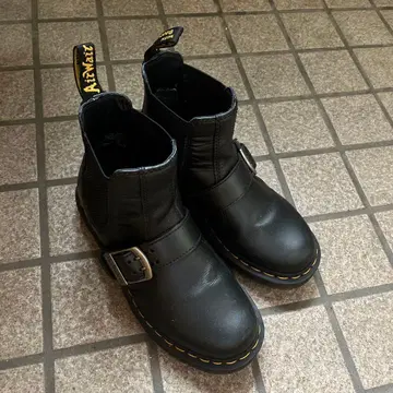닥터마틴 가죽 신발 사이드 고어 부츠 블랙 24