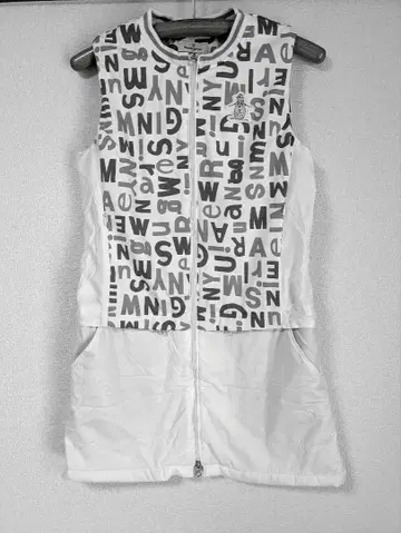 맨싱 충전솜 원피스 화이트/그레이