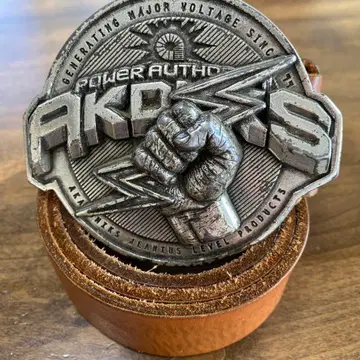 AKDAS 가죽 벨트 메탈 버클 포함