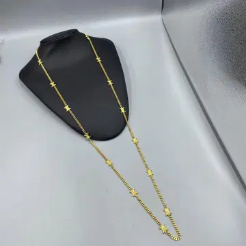 28 빈티지 하자품 골드 롱 목걸이