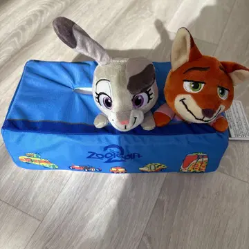 주토피아2 디오라마 티슈 케이스 닉 주디