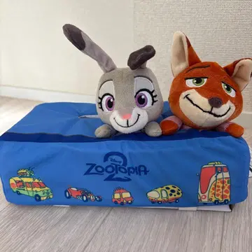 주토피아2 디오라마 티슈 케이스 닉 주디