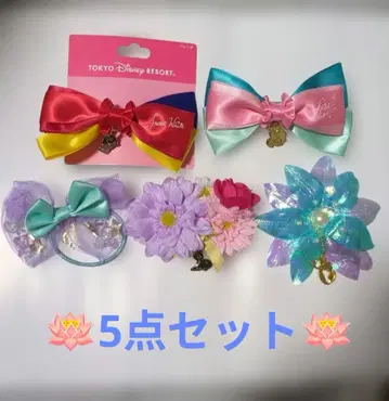 도쿄 디즈니 리조트 헤어 액세서리 5개 세트