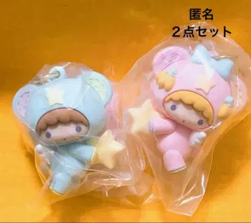 산리오 리틀트윈스타 별이 빛나는 밤의 엔젤 시크릿 키링 2개