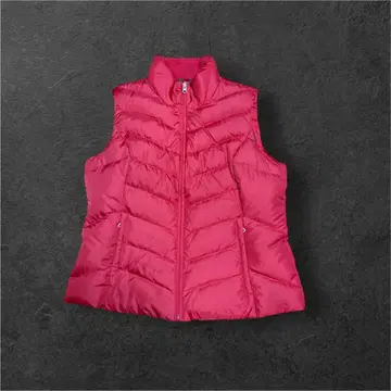 다운 자켓 빨간색 숏 기장 L 상당