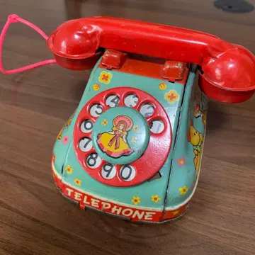 쇼와 레트로 브릿지 완구 전화기 당시 물품