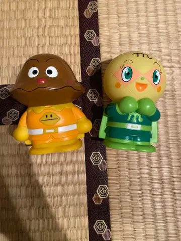 호빵맨 캐릭터 저금통 카레빵맨 멜론빵나