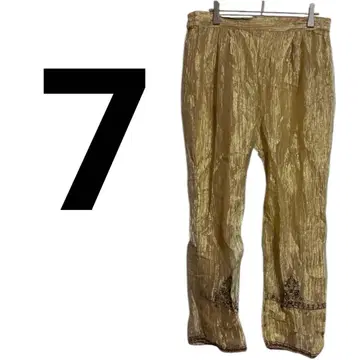 [ 7 ] 골드 컬러 비즈 자수 골드 화려 레어 댄스