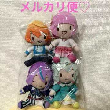 극장판 프로젝트 세카이 원더쇼 후와푸치 미니 봉제 인형 전 4종 세트