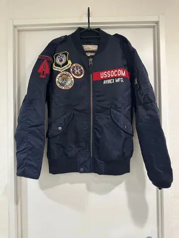 AVIREX MA-1 L 네이비