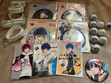 MARGINAL#4 아이바 루이 친필 사인 브로마이드 캔뱃지