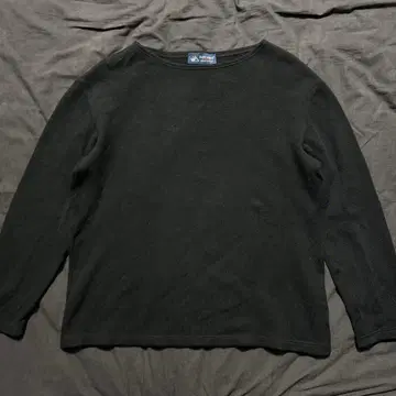 SAINT JAMES 프랑스제 코튼울 니트 사이즈 6 블랙