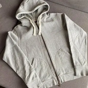 BEAMS+ 빔즈 더블 지퍼 후드티 그레이 small