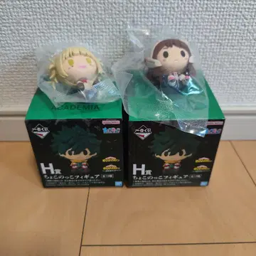 나의 히어로 아카데미아 피규어 2체 세트 우라라카 오챠코 & 토가 히미코