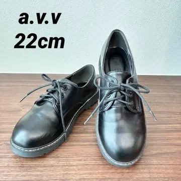 미사용급 a.v.v 가죽 로퍼 레이스업 22cm