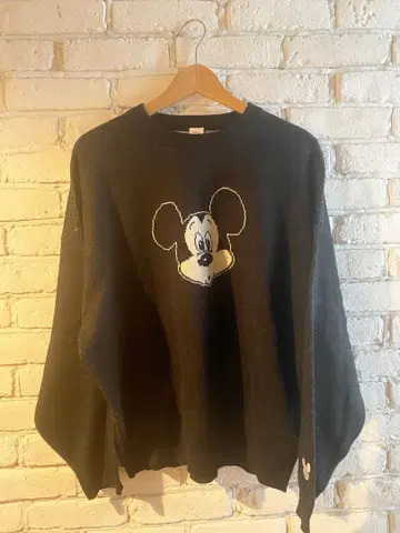 미키마우스 오버 사이즈 스웨터 M