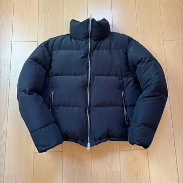 마카웨어 실크 그로그랭 실크 숏 다운 자켓 Black 즉시 완판