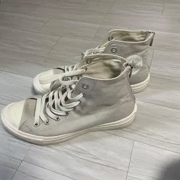 ALL STAR 그레이 하이컷 스니커즈 25.5cm