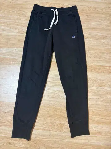 Champion 블랙 스웨트 팬츠 S
