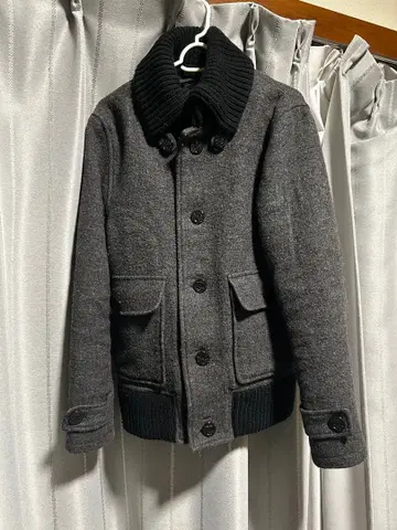 그레이 자켓 빈티지 구제 의류 개성있는 다운