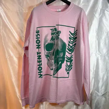 The Word Alive 긴팔 티셔츠 롱티 핑크 M 사이즈