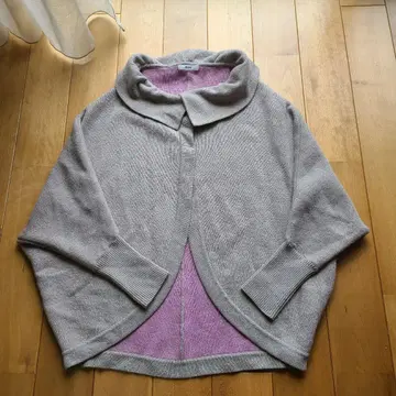 Rene 르네 돌먼 슬리브 망토풍 니트 코트 가디건