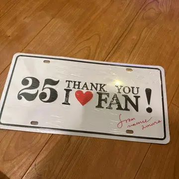 아무로 나미에 팬용 번호판