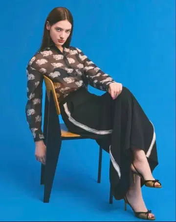 그레이스 클래스 택 포함 미사용 새상품 라인 비쥬 롱 스커트