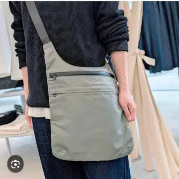 [ 미사용 ] muji lab 무지 라보 나일론 숄더백