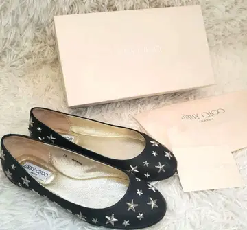 컨디션 최상 Jimmy Choo 스타 플랫슈즈 38