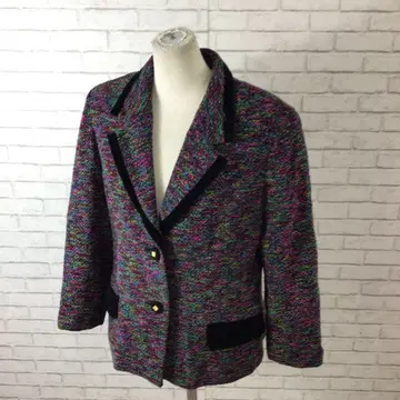12.20 h313 FER RAT 트위드 빈티지 자켓