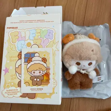 POP BEAN Fluffy & Cozy 시리즈 봉제 인형 펜던트