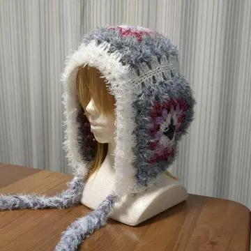 귀도리 니트 모자 발라클라바 핸드메이드