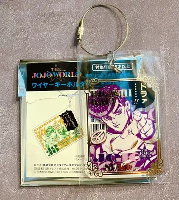 THE JOJO WORLD 한정판 히가시카타 죠스케 와이어 키링