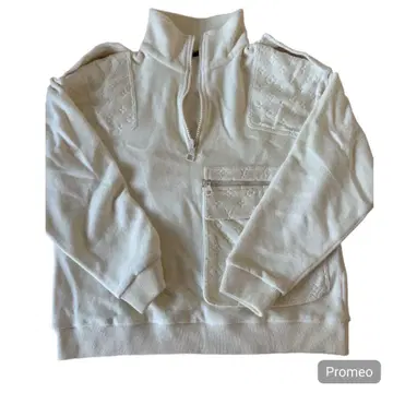 VUITTON 화이트 집업 트레이닝복