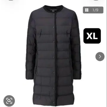 유니클로 울트라 라이트 다운 컴팩트 코트 XL 블랙 수납 봉투 포함