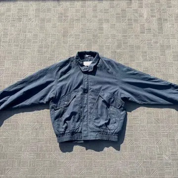 봄버 자켓 짧은 기장 안감 퀼팅 네이비 점퍼 리브 포함 기모