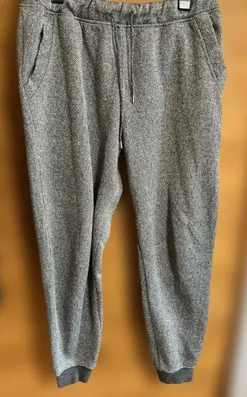 유나이티드 애로우즈 헤링본 그레이 조거 팬츠 XL 속기모