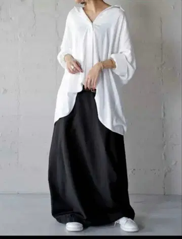 새상품급 안티카 KINU 코쿤 롱 스커트