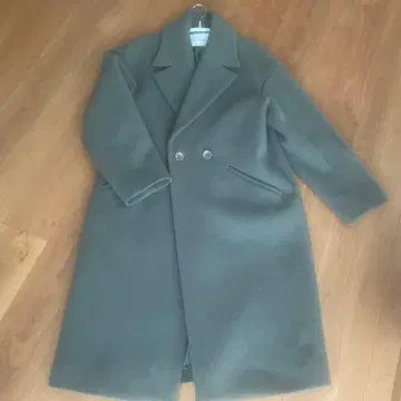 UNITED ARROWS 그레이 더블 브레스트 코트