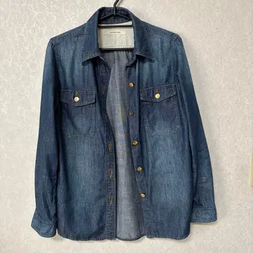 스피크앤스팬 데님 셔츠 인디고 새상품급