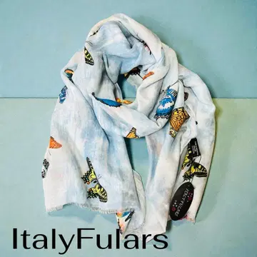 ItalyFulars 나비 프린트 경량 스톨