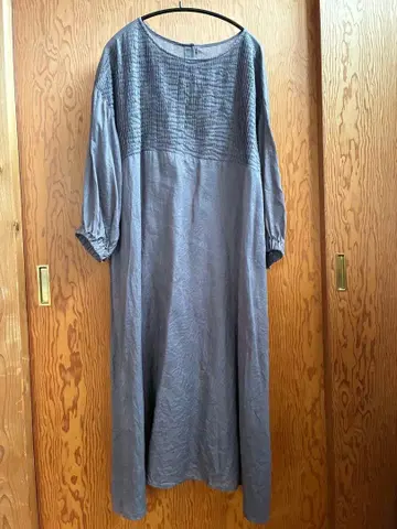 natural by clip 린넨 롱 원피스