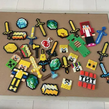 Minecraft 펄러비즈 작품 세트