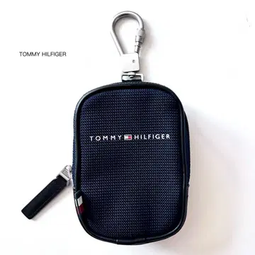 [미사용] TOMMY HILFIGER 로고 베이직 클립온 파우치