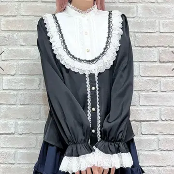 액시즈 Chalmiere 요크 절개 블라우스