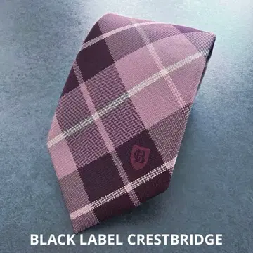 BLACK LABEL CRESTBRIDGE 체크 패턴 넥타이